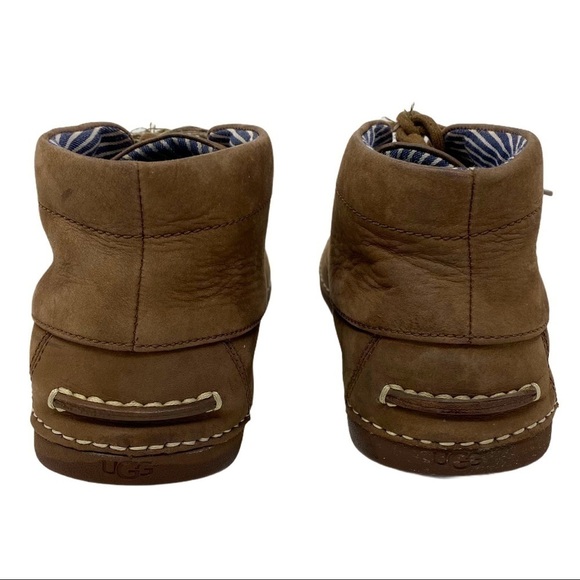 UGG Brown Suede Chukka Boots with Moccasin Stitching main image 9